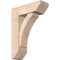 Ekena Millwork Thorton Slat Smooth Bracket w/ Offset Brace, Douglas Fir, 7 1/2"W x 22"D x 30"H BKT0806X22X30THR06SDF - alternate 1